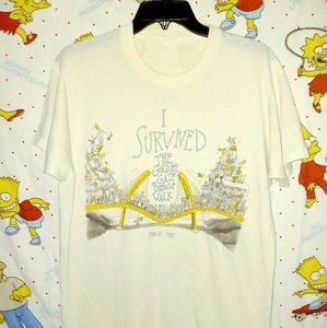 Vintage May 24 1987 San Francisco Examiner Golden Gate Bridge Single Stitch Tee